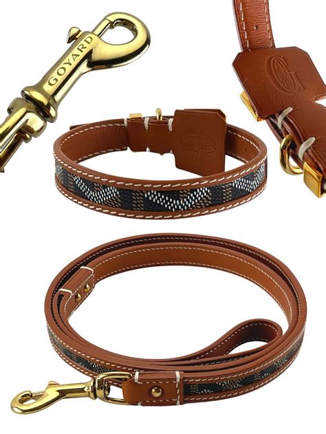 goyard dog leash and collar|franklin dog leash.